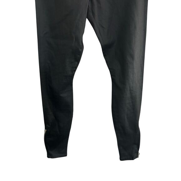 Joes Jeans “The Legging” Large Pull On Ankle Zip Skinny Black #3795 - Picture 4 of 13